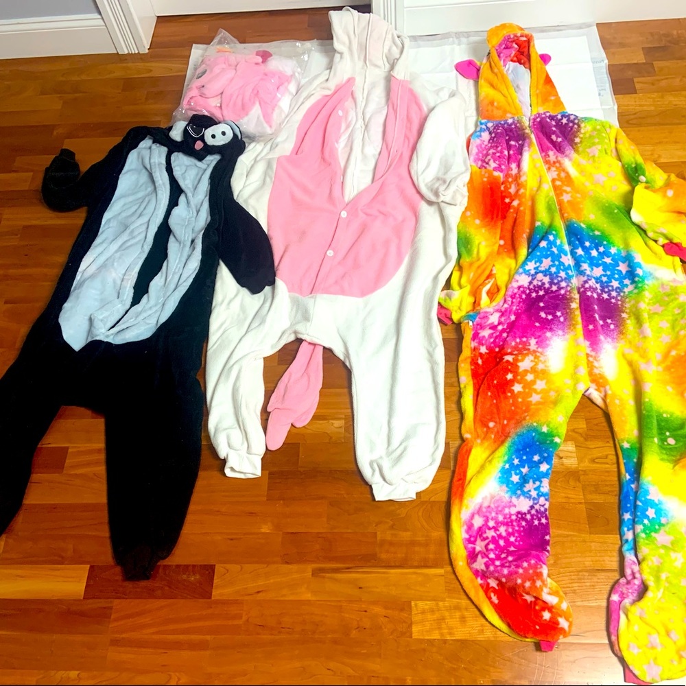 Let’s plan onesie pajama family  party. One is not even open.